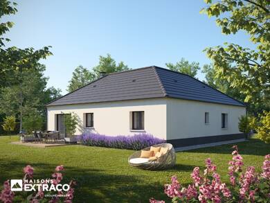 Maison de plain-pied à vendre 242 000 € 4 pièces 3 chambres 98 m² 805 m² de terrain Ganzeville 76400