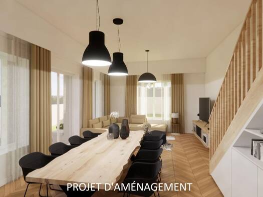 Duplex à vendre 295 000 € 2 pièces 1 chambre 136,1 m² RDC/2 Soucieu-en-Jarrest 69510