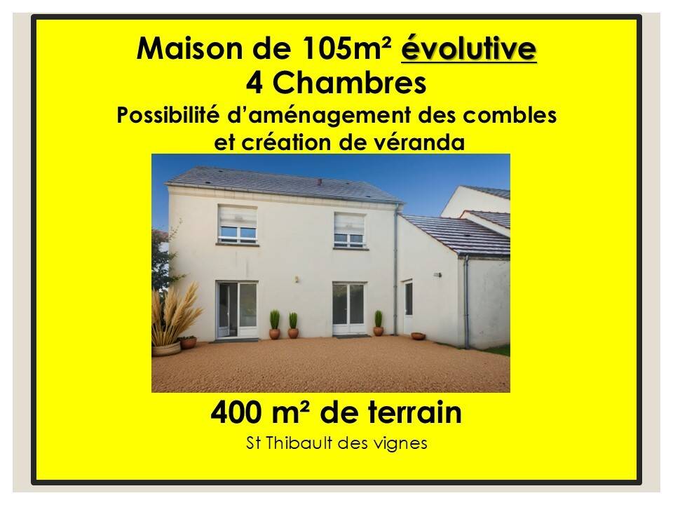 Maison à vendre, 105m², TORCY