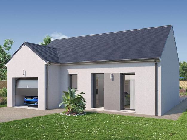 Terrain avec maison neuve à vendre 203 980 € 4 pièces 3 chambres 82 m² 540 m² de terrain Drefféac 44530