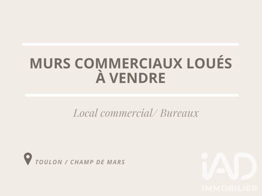 Local commercial à vendre 480 000 € 755 m² de surface de vente Champ de Mars Toulon 83000