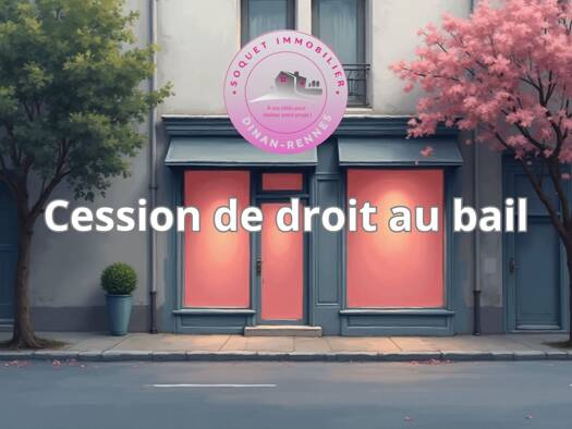 Pret-à-Porter avec bail commercial 1 820 € 130 m² de surface de vente Dinan 22100