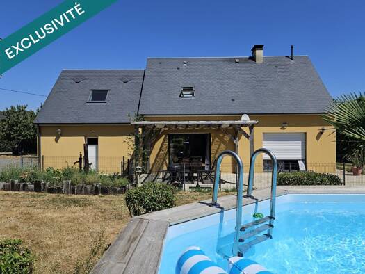 Maison à vendre 316 000 € 6 pièces 4 chambres 135 m² 3 626 m² de terrain Domjean 50420