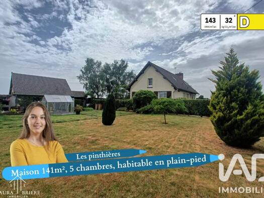 Maison à vendre 342 000 € 8 pièces 5 chambres 141 m² 1 236 m² de terrain Nogent-le-Roi 28210
