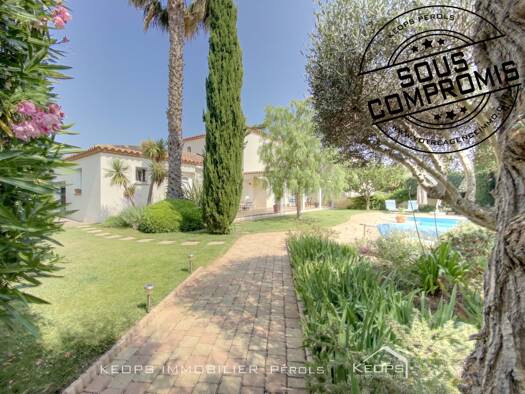 Maison à vendre 859 000 € 5 pièces 4 chambres 180 m² 750 m² de terrain Perols 34470