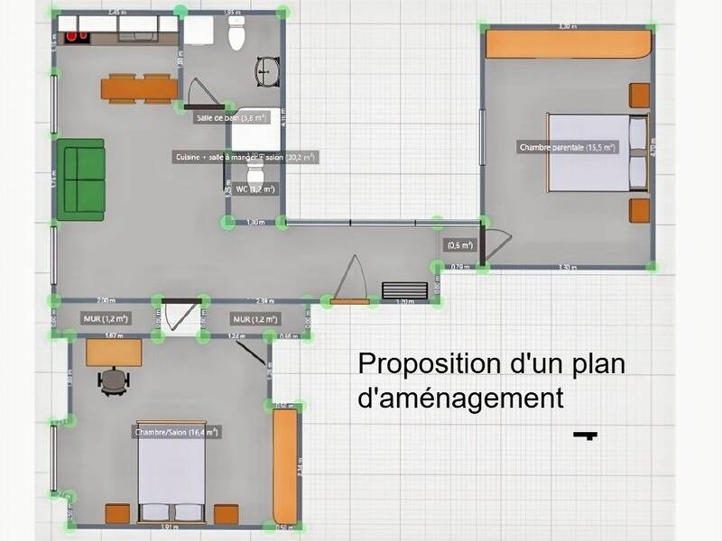 Maison à vendre, 68m², DELLE