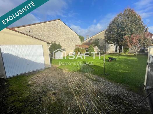 Maison à vendre 159 000 € 5 pièces 3 chambres 119 m² 431 m² de terrain Brie 16590