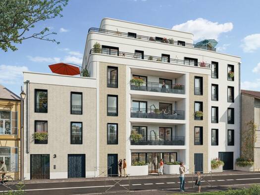 Appartement à vendre - neuf 206 200 € 1 pièce 26,1 m² Étage 5/5 dès le 24/11/2027 Les Martraits Mantes-la-Jolie 78200