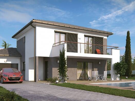 Terrain avec maison neuve à vendre 290 000 € 5 pièces 4 chambres 130 m² 300 m² de terrain Saint-Paul-de-Varax 01240