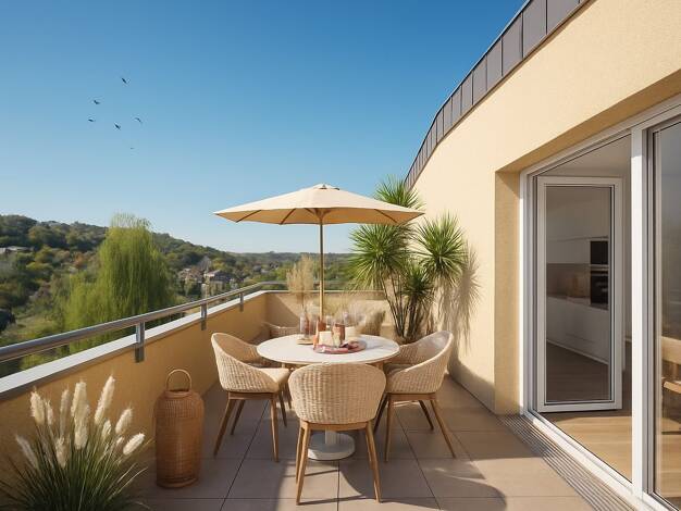 Appartement à vendre - neuf 237 000 € 3 pièces 2 chambres 65 m² dès le 30/09/2027 Duclair 76480