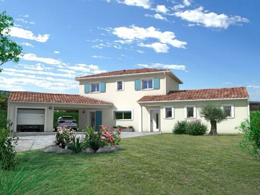 Terrain avec maison neuve à vendre 370 108 € 7 pièces 5 chambres 155 m² 3 491 m² de terrain Villespy 11170