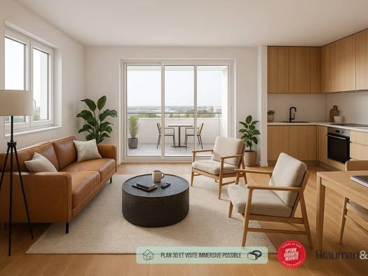 Appartement à vendre - Neuf 330 996 € 3 pièces 63 m² 3ème étage Les Routes Toulon 83100