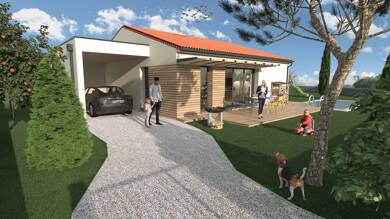 Terrain avec maison neuve à vendre 306 500 € Tallende 63450