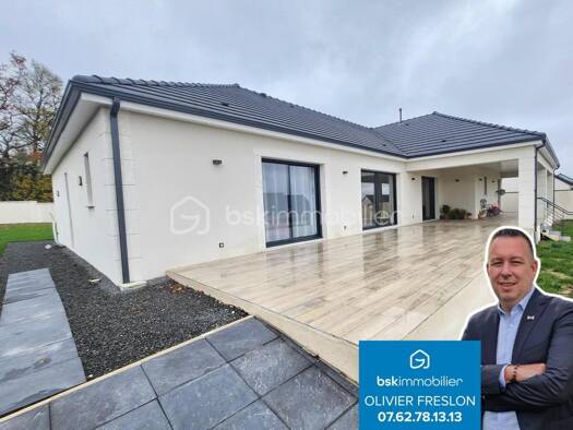 Maison de plain-pied à vendre 393 000 € 5 pièces 4 chambres 130 m² Les Loges-Montapins Ouest Nevers 58000