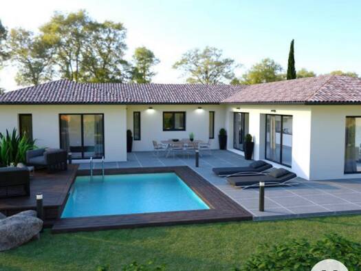 Terrain avec maison neuve à vendre 192 000 € 4 pièces 3 chambres 85 m² 400 m² de terrain Bagnols-sur-Cèze 30200