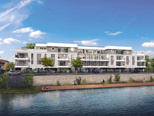 Appartement à vendre - Neuf 189 000 € 2 pièces 1 chambre 42,9 m² dès le 30/06/2026 Bord de l'Eau-Zone Industrielle Villeneuve-le-Roi 94290