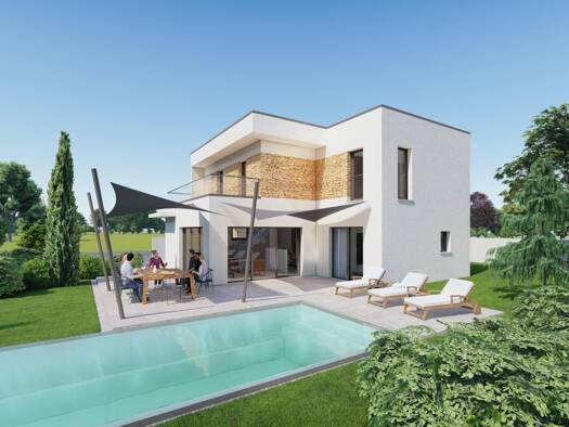 Terrain avec maison neuve à vendre 690 000 € 7 pièces 6 chambres 180 m² 1 000 m² de terrain Anse 69480