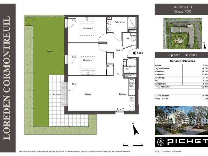 Maison à louer, 62m², CORMONTREUIL