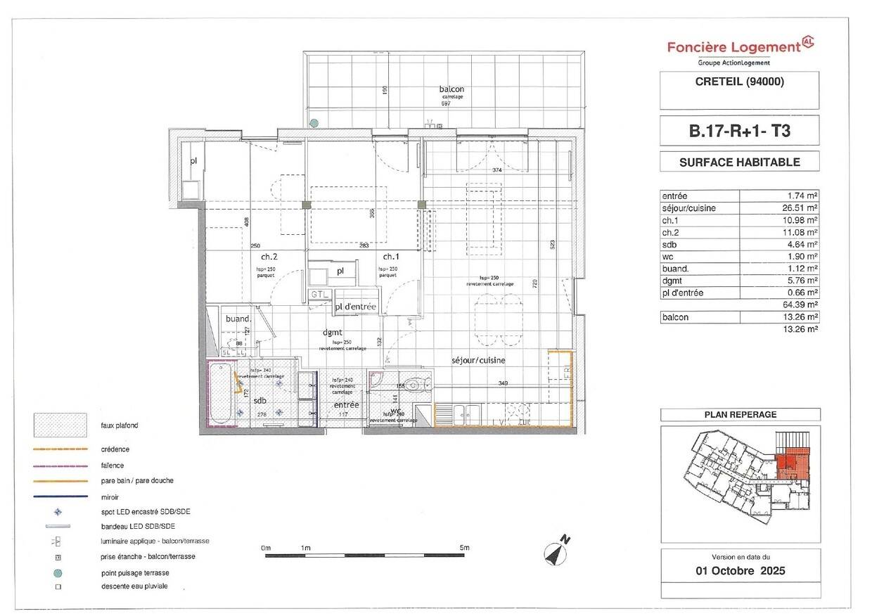 Maison à louer, 64m², CRETEIL