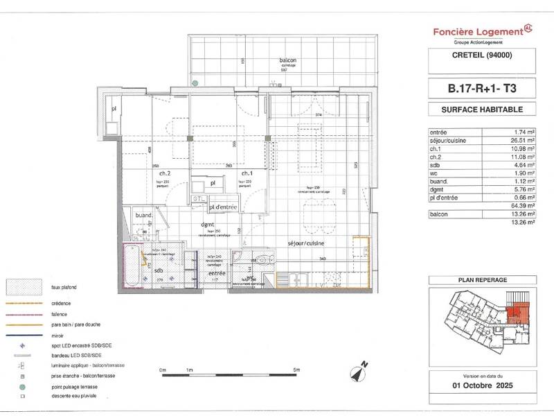 Maison à louer, 64m², CRETEIL