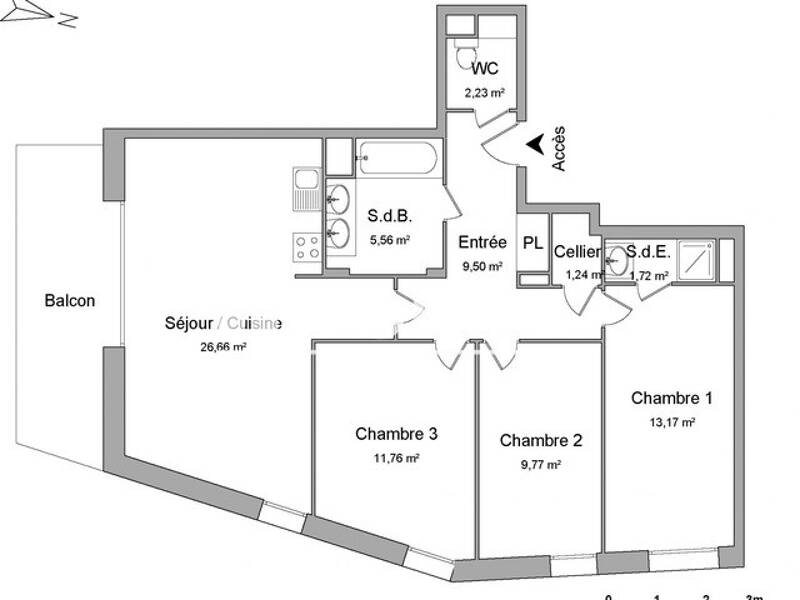 Maison à louer, 82m², CARQUEFOU