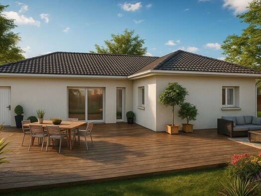 Terrain avec maison neuve à vendre 238 700 € 4 pièces 3 chambres 90 m² 400 m² de terrain Châbons 38690