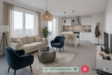 Appartement à vendre - Neuf 465 214 € 5 pièces 4 chambres 107 m² 4ème étage Ville Nouvelle-Centre Est Noisiel 77186