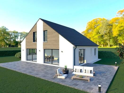Terrain avec maison neuve à vendre 212 000 € 2 pièces 1 chambre 85 m² 1 400 m² de terrain Foncquevillers 62111