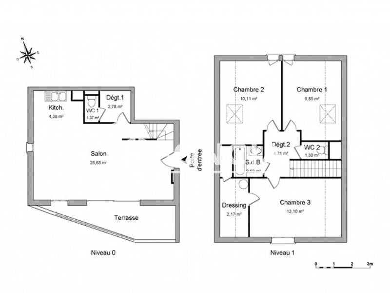 Maison à louer, 80m², GROSLAY