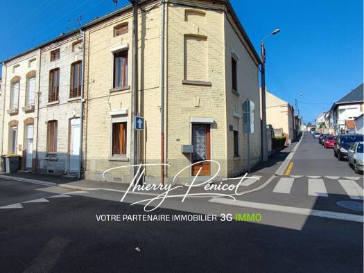 Maison à vendre 81 000 € 5 pièces 3 chambres 106 m² 269 m² de terrain Gare Hautmont 59330