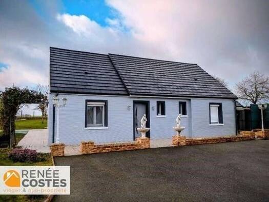 Maison en viager occupé Bouquet 24 250 € 4 pièces 2 chambres 120 m² 1 311 m² de terrain Nord Ouest Mayenne 53100