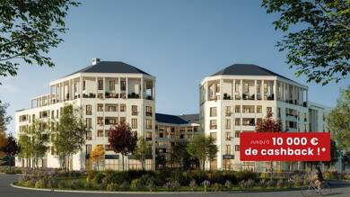Appartement à vendre - Neuf 225 000 € 1 pièce 32,3 m² 5ème étage disponible à partir du 30/09/2028 Centre Ville Sud Ouest Bussy-Saint-Georges 77600