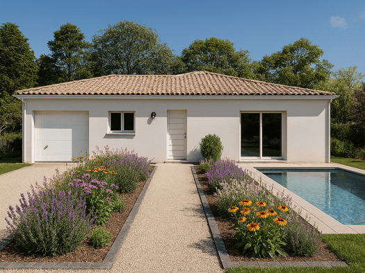 Terrain avec maison neuve à vendre 220 000 € 4 pièces 30 chambres 80 m² 500 m² de terrain Vieillevigne 31290