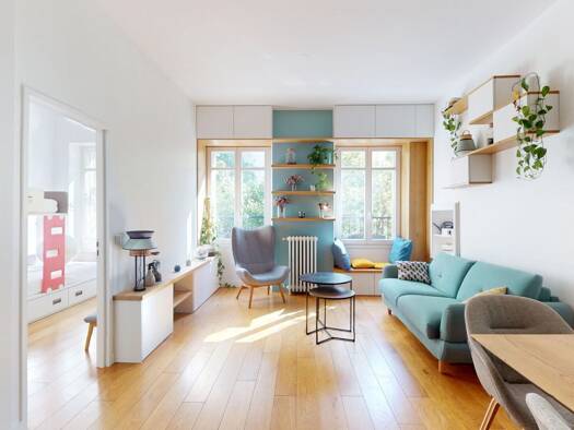 Appartement à vendre 699 000 € 3 pièces 2 chambres 72,46 m² Étage 1/6 Secrétan Paris 19ème arrondissement 75019