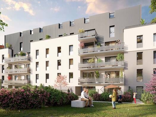 Appartement à vendre - Neuf 129 900 € 2 pièces 45,6 m² 1er étage dès le 30/09/2027 Deniere les Romains Vichy 03200