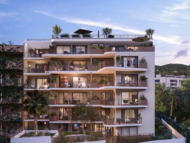Appartement à vendre - neuf 319 000 € 2 pièces 1 chambre 41,8 m² dès le 30/09/2028 Moneghetti Ouest Beausoleil 06240
