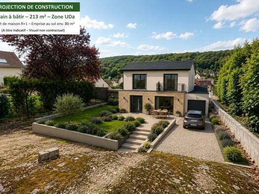 Terrain constructible à vendre 75 000 € 213 m² de terrain Nézel 78410