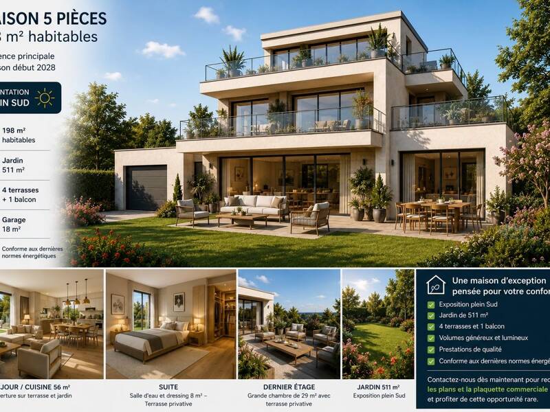 Maison à vendre, 200m², RUEIL MALMAISON