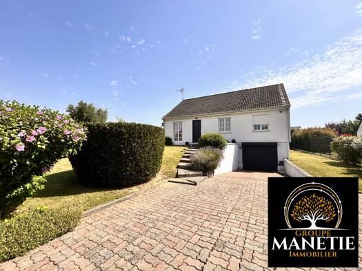 Maison de plain-pied à vendre 194 000 € 6 pièces 3 chambres 88,1 m² 837 m² de terrain Vitry-en-Artois 62490