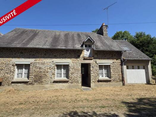 Maison à vendre 118 000 € 3 pièces 2 chambres 59 m² 342 m² de terrain Pleine-Fougères 35610