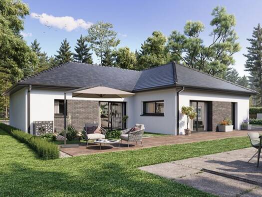 Terrain avec maison neuve à vendre 345 000 € 5 pièces 4 chambres 135 m² 750 m² de terrain La Madelaine-sous-Montreuil 62170
