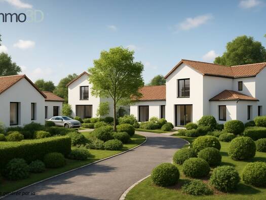 Terrain constructible viabilisé à vendre 221 800 € 910 m² de terrain Gondreville 54840