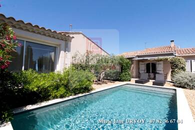 Maison de plain-pied à vendre 440 000 € 6 pièces 4 chambres 123 m² 700 m² de terrain Graveson 13690