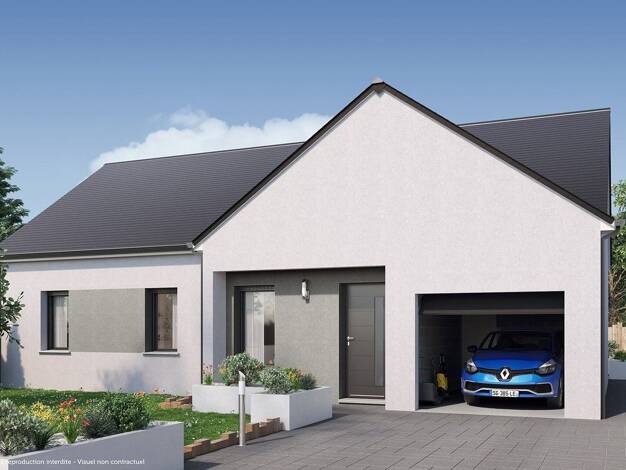 Terrain avec maison neuve à vendre 167 563 € 4 pièces 3 chambres 75 m² 786 m² de terrain Baugé 49150