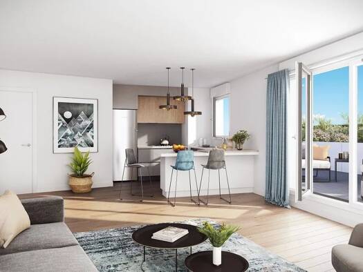 Appartement à vendre 329 000 € 3 pièces 2 chambres 60 m² 3 étages Le Mas Port Frejus Fréjus 83600