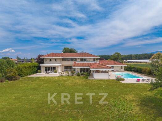 Villa à vendre 2 400 000 € 13 pièces 7 chambres 480 m² 2 260 m² de terrain Veigy-Foncenex 74140
