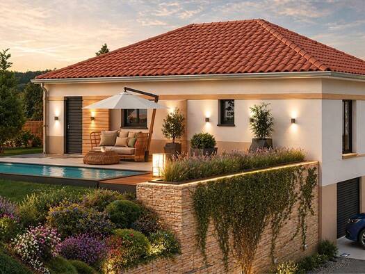 Terrain avec maison neuve à vendre 339 000 € 4 pièces 3 chambres 90 m² 720 m² de terrain Tullins Tullins 38210