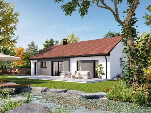 Terrain avec maison neuve à vendre 214 500 € 4 pièces 3 chambres 95,2 m² 650 m² de terrain Routot 27350