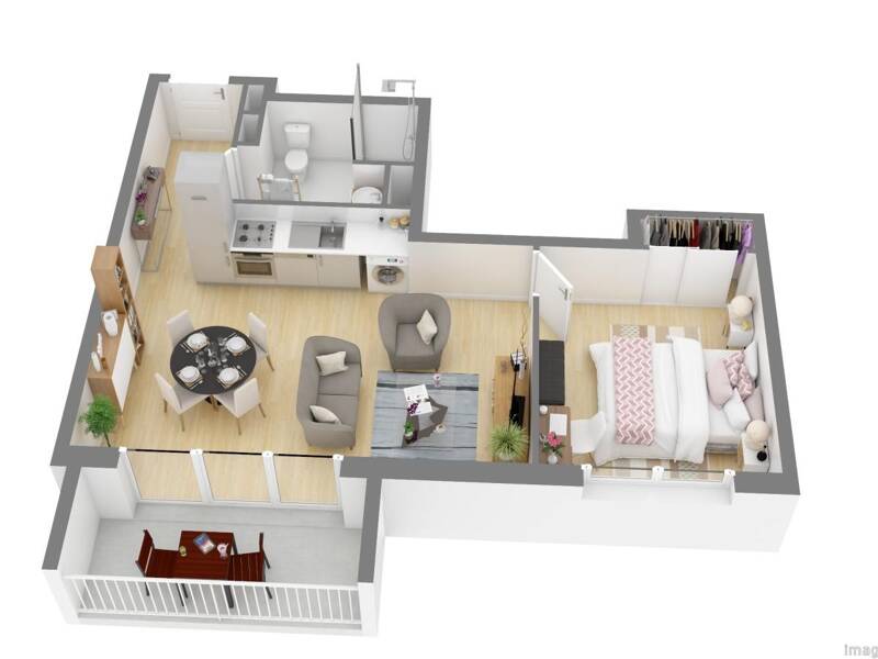 Maison à louer, 45m², NOTRE DAME DE BONDEVILLE