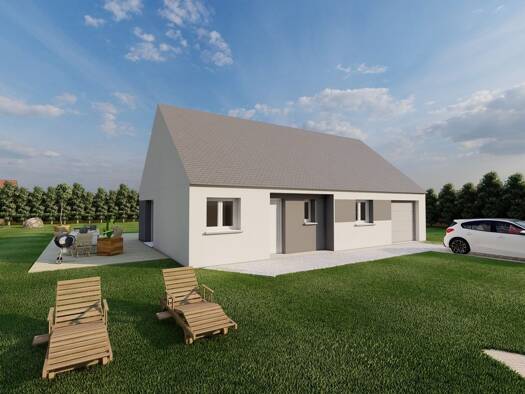 Terrain avec maison neuve à vendre 198 947 € 3 pièces 2 chambres 70 m² 549 m² de terrain Falaise 14700